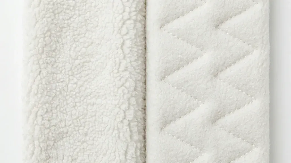 knockdown tackdown stitch embroidery flattening fleece surface