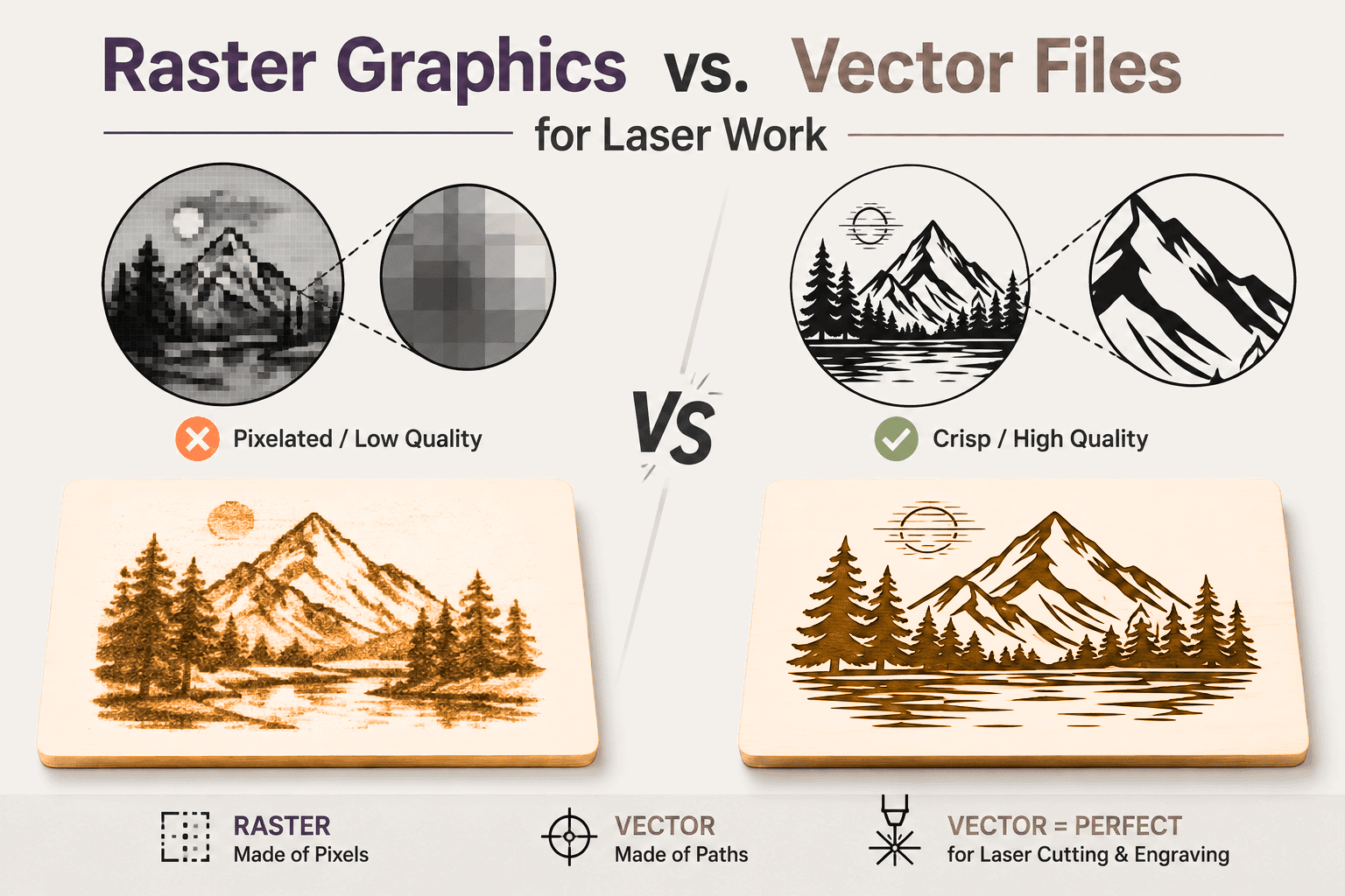 raster graphics vs vector file