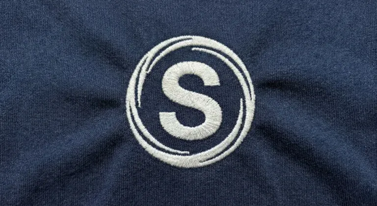 The same fabric with corrected digitizing: Smooth and flat.