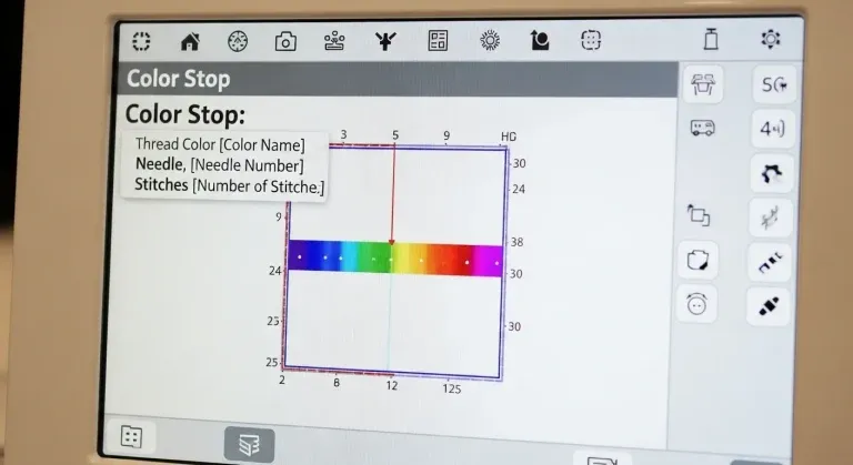 What Are Color Stops in 3D Puff Embroidery?