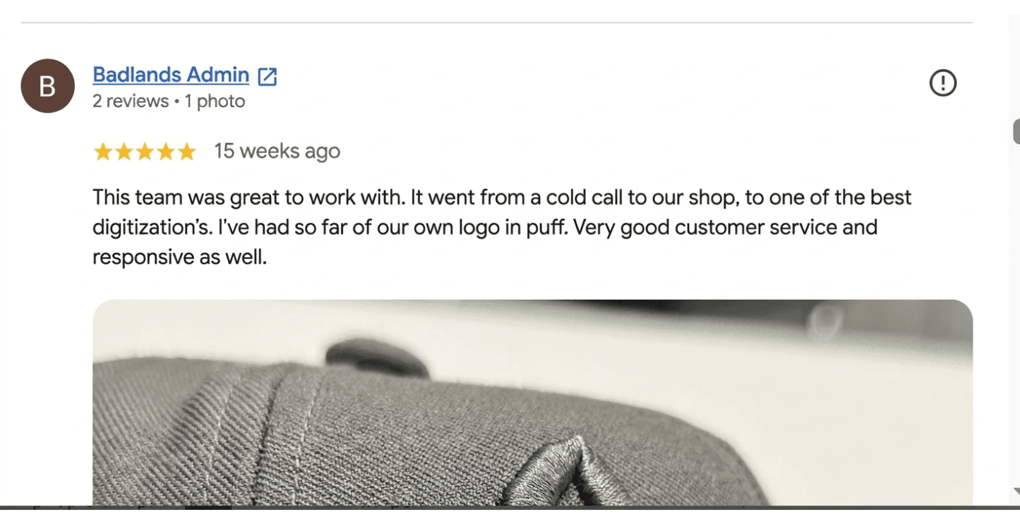 sassy digitizing client reviews