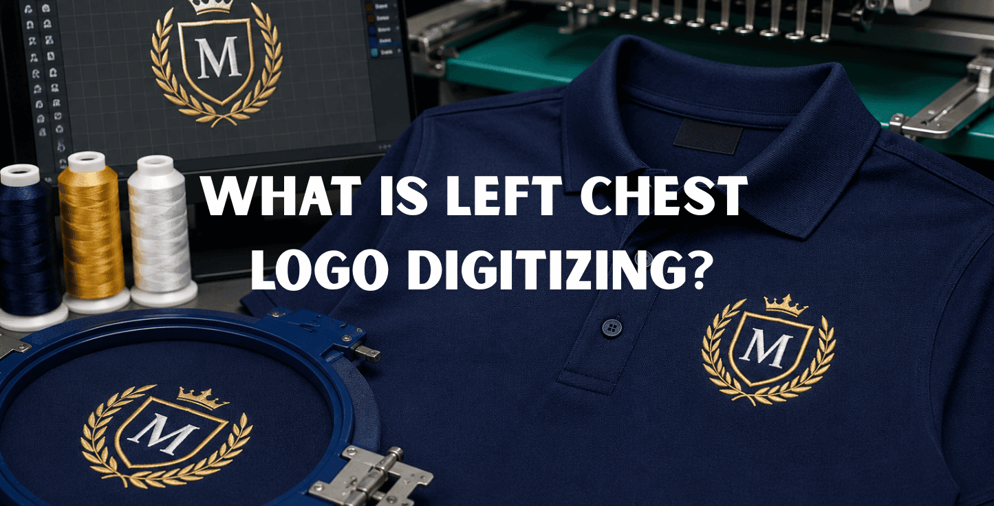 Left Chest Logo Digitizing